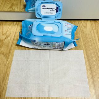 햅스 세균없는 주방 대형 2팩, HAPS sanitizer wipe — 5점을 준 리뷰어가 2021년 12월 올린 사용 사진