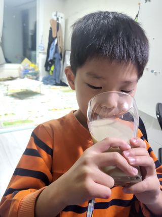 완전두유 국산콩 저당 3종 — 5점을 준 리뷰어가 2022년 10월 올린 사용 사진