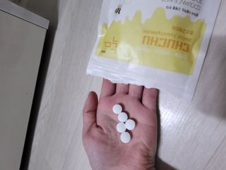 녹다 츄츄고체치약 150정 프로폴리스 죽염 씹는 치약 — 5점을 준 리뷰어가 2022년 12월 올린 사용 사진