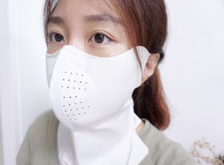 어베이브 3D와이어 퍼펙트벤트 자외선차단 마스크 — 4.5점을 준 리뷰어가 2023년 10월 올린 사용 사진