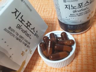 프리마인 홍삼의 강력한 에너지, 이제는 흡수율을 높인 최첨단 캡슐로 간편하게 초고속 충전하세요. — 5점을 준 리뷰어가 2022년 8월 올린 사용 사진