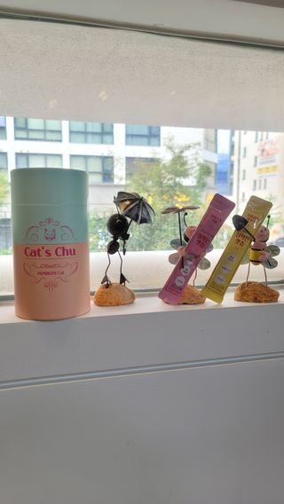 페페로니 잘 먹는 캣츄 - 무항생제 닭고기 12개 + 알래스카 연어 12개 — 5점을 준 리뷰어가 2021년 7월 올린 사용 사진