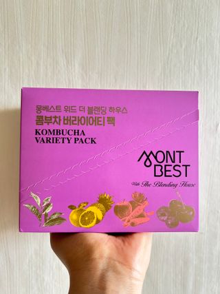 몽베스트 위드더 블랜딩 하우스 콤부차 _ 버라이어티팩 — 5점을 준 리뷰어가 2023년 7월 올린 사용 사진