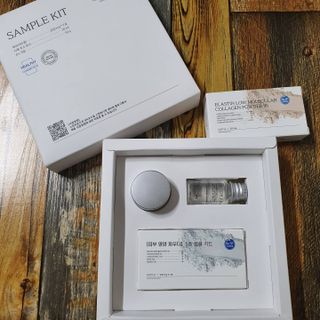 [유니자르] COSDIY  샘플 키트 + 엘라스틴 저분자 콜라겐 파우더 — 5점을 준 리뷰어가 2021년 10월 올린 사용 사진