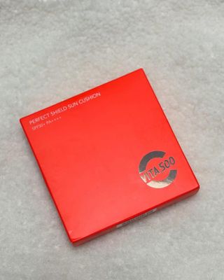 광동생활건강 MF[광동] 비타500✨주름개선·미백·SPF50+🌞퍼펙트쉴드 빅 선쿠션 본품 — 4점을 준 리뷰어가 2024년 5월 올린 사용 사진