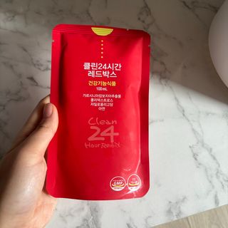 클린24시간 레드박스 1BOX(5포) + 전용보틀(500ml) — 4점을 준 리뷰어가 2024년 1월 올린 사용 사진