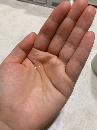 나나스킨 캐모마일아쿠아수딩토너 — 5점을 준 리뷰어가 2021년 3월 올린 사용 사진