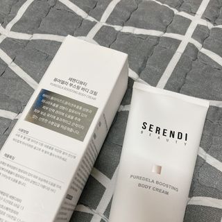세렌디뷰티 퓨어델라 부스팅 바디크림 — 4점을 준 리뷰어가 2021년 7월 올린 사용 사진