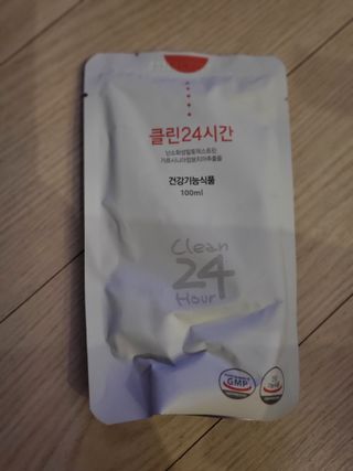 클린24시간 1BOX(5포) + 전용보틀(500ml) — 4점을 준 리뷰어가 2022년 7월 올린 사용 사진