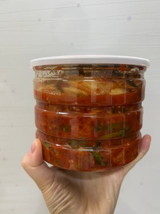 셰프애찬 알배기 겉절이 김치 1kg — 5점을 준 리뷰어가 2022년 9월 올린 사용 사진