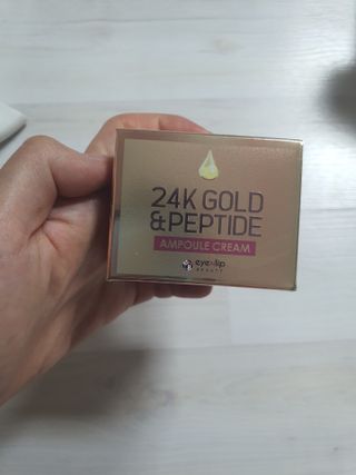 아이앤립 / EYENLIP 아이앤립 24K 골드 N 펩타이드 앰플 크림 — 5점을 준 리뷰어가 2021년 6월 올린 사용 사진