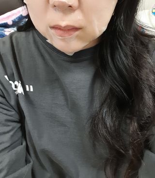 체르엠 그린 케비어 더블워터 마스크팩 5매입  2팩 — 4.5점을 준 리뷰어가 2021년 12월 올린 사용 사진