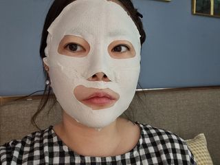 아이디플라코스메틱 페이스핏 플라스터 마스크 _ 리뉴얼 — 4점을 준 리뷰어가 2021년 5월 올린 사용 사진
