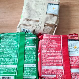 [풀무원] 자연은맛있다 정면, 백면, 홍면  세트 — 5점을 준 리뷰어가 2021년 4월 올린 사용 사진