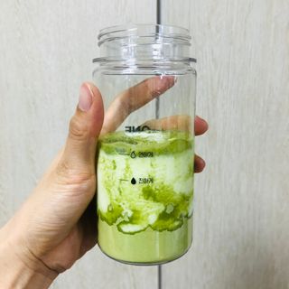 프로티원 단백질쉐이크 녹차맛 2주분 1통+보틀 — 5점을 준 리뷰어가 2021년 5월 올린 사용 사진