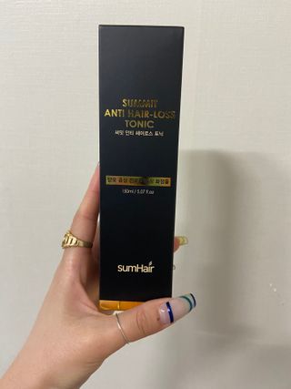 썸헤어 / SUMHAIR 썸헤어 써밋 안티 헤어로스 토닉 — 4점을 준 리뷰어가 2021년 5월 올린 사용 사진