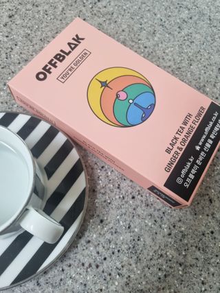 [오프블랙] 아침을 상큼하게 시작하는 에너지티! 유아골든 블렌딩홍차 12T — 5점을 준 리뷰어가 2021년 12월 올린 사용 사진
