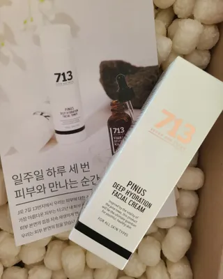 [세븐원쓰리 713] 내 본연의 피부회복 피누스 소나무보습크림 — 5점을 준 리뷰어가 2021년 10월 올린 사용 사진