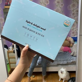 아므_이너뷰티 라이트 앤 딜라이트 밀 민트 초코 — 5점을 준 리뷰어가 2021년 8월 올린 사용 사진
