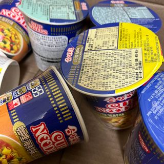 NISSIN 닛신 컵누들  4종 - 씨푸드오리지날, 씨푸드 스파이시, 씨푸드 커리, 씨푸드 XO소스 — 4점을 준 리뷰어가 2022년 4월 올린 사용 사진