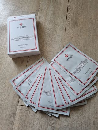 닥터마시멜로 마블러스 멀티 클리닉 마스크 — 5점을 준 리뷰어가 2021년 3월 올린 사용 사진