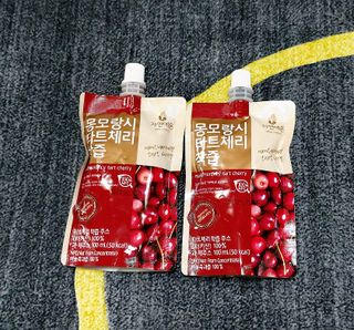 자연에온 몽모랑시 타트체리 3종 세트 구성 - 저분자콜라겐젤리, NFC 착즙주스 — 5점을 준 리뷰어가 2021년 7월 올린 사용 사진