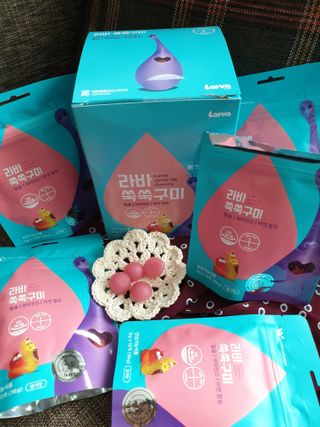 푸름웰니스 라바 쑥쑥구미 36g — 5점을 준 리뷰어가 2022년 3월 올린 사용 사진