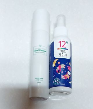 셀바이져 항균 스프레이 핸드워시 + 키즈세정제 SET — 5점을 준 리뷰어가 2021년 3월 올린 사용 사진