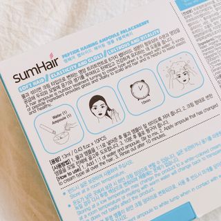 썸헤어 / SUMHAIR 썸헤어 헤어링 앰플 2종 중 택1 — 4점을 준 리뷰어가 2021년 5월 올린 사용 사진