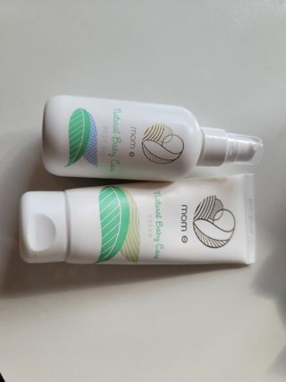 mom e 맘이 내추럴 베이비 케어 크림+바디오일 — 5점을 준 리뷰어가 2021년 2월 올린 사용 사진