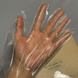 위케어 진짜 산화생분해가 가능한 위생장갑,롤백,지퍼백 친환경 제품 — 5점을 준 리뷰어가 2021년 2월 올린 사용 사진