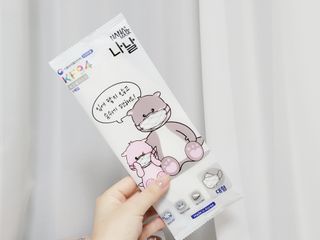 케이파이 나날마스크 [케이파이 나날] KF94 마스크 50매입 (개별포장) ,  여름에도 좋은 숨쉬기 편한 순수 국산 마스크 — 5점을 준 리뷰어가 2022년 6월 올린 사용 사진