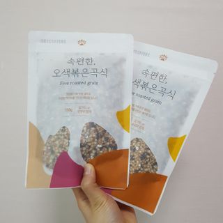그레잇푸드 유기농 곡물로 만든 속편한 오색 볶은곡식 2봉 — 5점을 준 리뷰어가 2021년 3월 올린 사용 사진