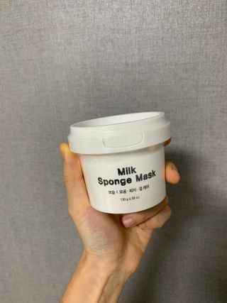 리더스코스메틱 리더스 밀크 스폰지 마스크 — 5점을 준 리뷰어가 2021년 9월 올린 사용 사진