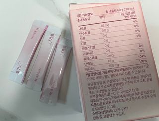 방방곳곳 청수체 콜라겐 — 5점을 준 리뷰어가 2022년 4월 올린 사용 사진