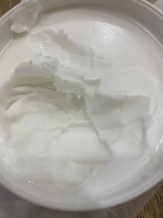 리더스코스메틱 리더스 카밍 클리어 밀크 필 클렌즈 밤 — 3.5점을 준 리뷰어가 2021년 1월 올린 사용 사진