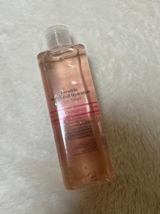 [바디셀런스] 속보습+사용감+향 모두 잡은 / 세라드린 속보습 핑크토너 300ml — 5점을 준 리뷰어가 2022년 2월 올린 사용 사진
