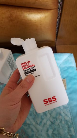 트리플에스 탈모 샴푸 275ml + 실크 트리트먼트 275ml — 5점을 준 리뷰어가 2021년 2월 올린 사용 사진