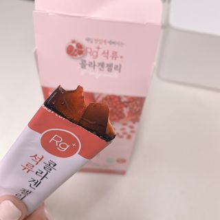 함초록 Rg+ 석류콜라겐젤리 — 5점을 준 리뷰어가 2021년 4월 올린 사용 사진
