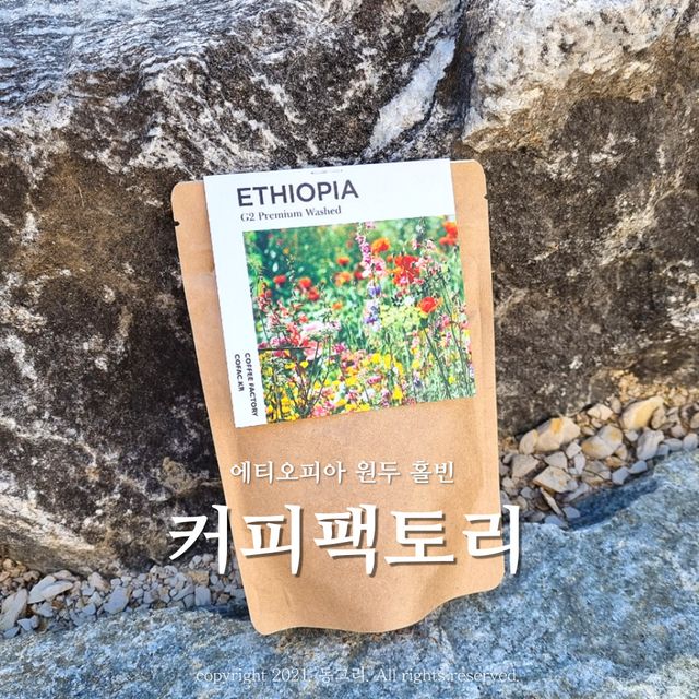 커피팩토리 에티오피아 원두 홀빈 리뷰 사진