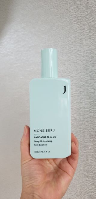 [정우성 올인원] 무슈제이 베이직 아쿠아 올인원 / 남자 화장품 브랜드 — 5점을 준 리뷰어가 2021년 3월 올린 사용 사진