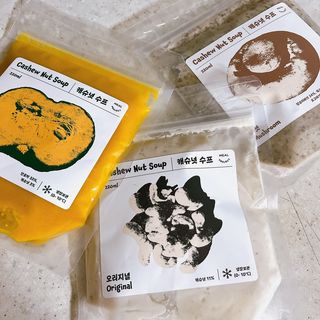밀프로젝트 [1분조리]NO밀가루 속 편한 한끼 정착템!꾸덕 캐슈넛수프 — 4.5점을 준 리뷰어가 2023년 10월 올린 사용 사진