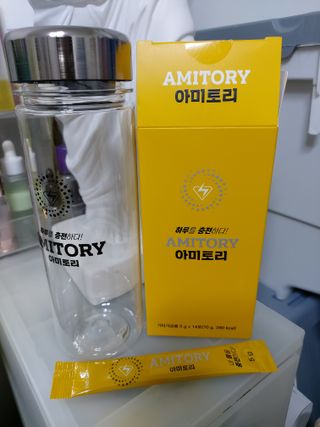 주식회사 씨크릿비에프랩 마시는 아미노산 아미토리 열대과일맛 14포 [1포, 5g / 보틀증정] — 5점을 준 리뷰어가 2022년 12월 올린 사용 사진