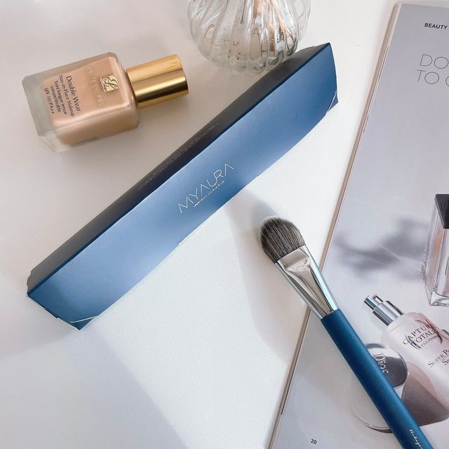 [미아우라] 119 CURVED FOUNDATION BRUSH 리뷰 사진