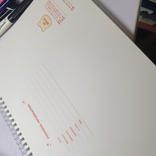 리훈 2023년 곰부 체크리스트 위클리 다이어리 — 5점을 준 리뷰어가 2022년 11월 올린 사용 사진