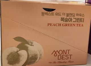 몽베스트 위드더 블랜딩 하우스 _복숭아 그린티 — 5점을 준 리뷰어가 2022년 11월 올린 사용 사진