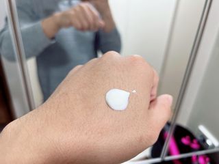 바노바기 코스메틱 바노바기 밀크씨슬 리페어 시카 선스크린 플러스 50ml — 5점을 준 리뷰어가 2023년 1월 올린 사용 사진