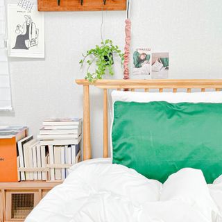 의식주의 비건 인증 오가닉 순면 베개 커버 레이어 커플 세트 — 5점을 준 리뷰어가 2023년 3월 올린 사용 사진