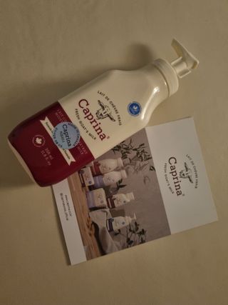 카프리나 산양밀크 모이스춰라이징 바디로션 350ml(오리지널향) — 5점을 준 리뷰어가 2023년 4월 올린 사용 사진