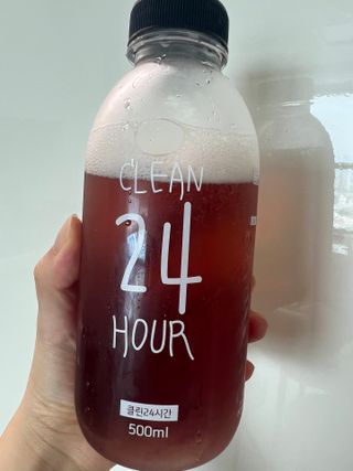 클린24시간 1BOX(5포) + 전용보틀(500ml) — 4점을 준 리뷰어가 2023년 7월 올린 사용 사진